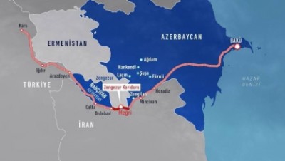 "أردوغان" يتهم إيران بعرقلة مشروع "ممر زَنغِزور" بين أذربيجان وتركيا
