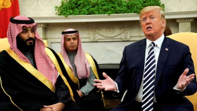 ترامب يهاتف بن سلمان بعد هجوم ميليشيا الحوثي على منشأتين بالسعودية