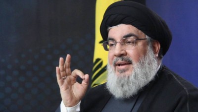 "نصرالله" يستبعد حربا أمريكية إيرانية ويكشف عن إعادة تموضع بسوريا