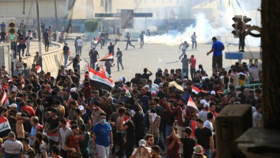 المظاهرات تشتعل مجددا في بغداد والأمن العراقي يقتل 5 متظاهرين