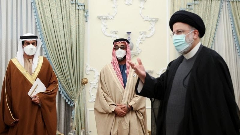 في زيارة نادرة لطهران.. "طحنون بن زايد" يلتقي "إبراهيم رئيسي"