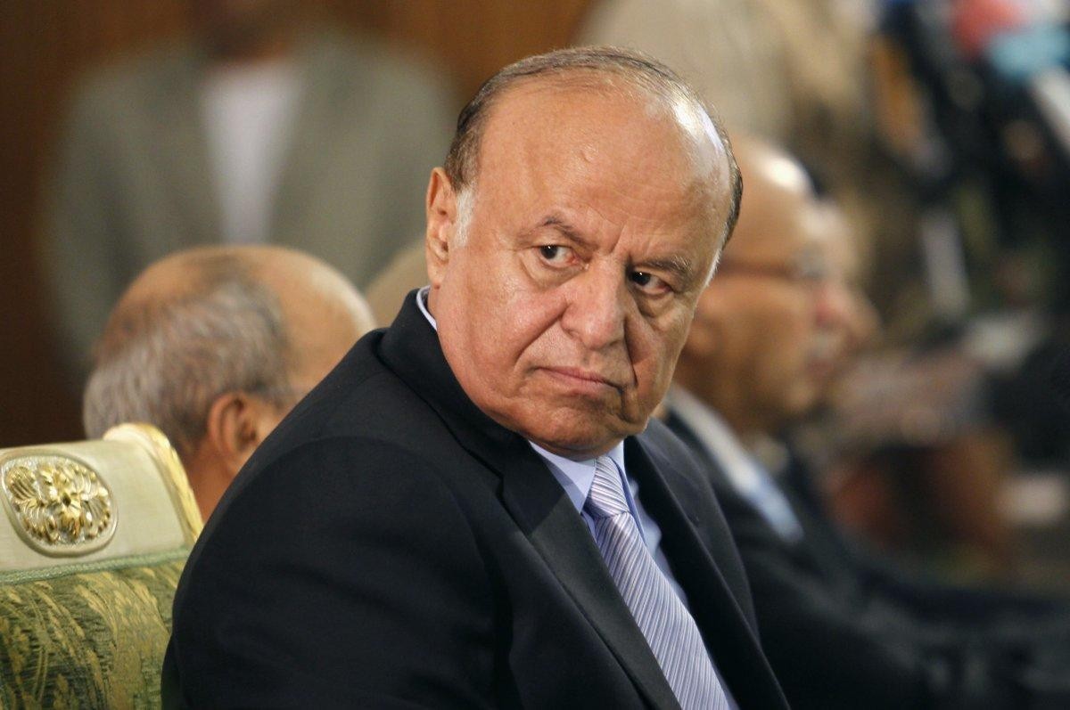 أول تصريح للرئيس اليمني بعد انقلاب عدن